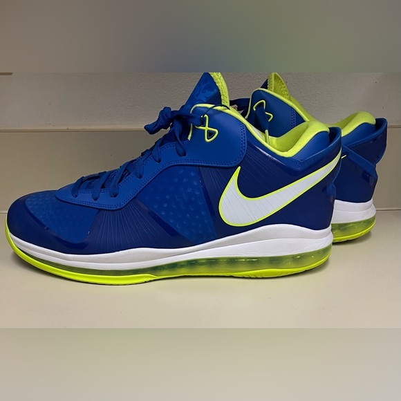 Nike Other - Nike Lebron 8 V/2 Low Blue & Volt Sneakers, Size 15